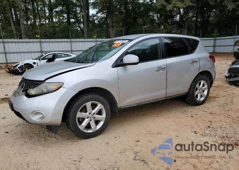 2009 Nissan Murano S z USA, uszkodzony, nr VIN JN8AZ18U99W014887